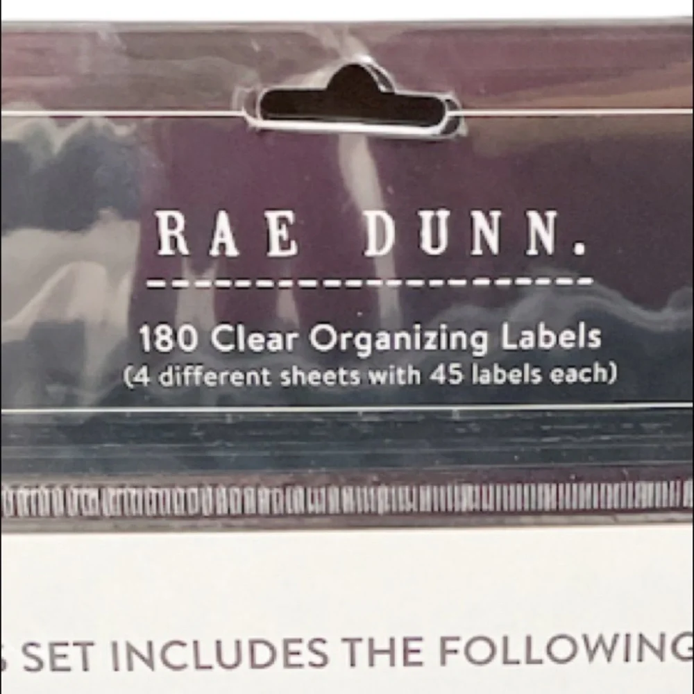 NEW Rae Dunn 180 ORGANIZING LABELS
